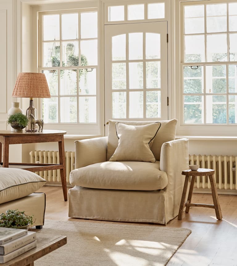 Slipcover Armchair Removable Covers Ottilie Loose Cover Armchair