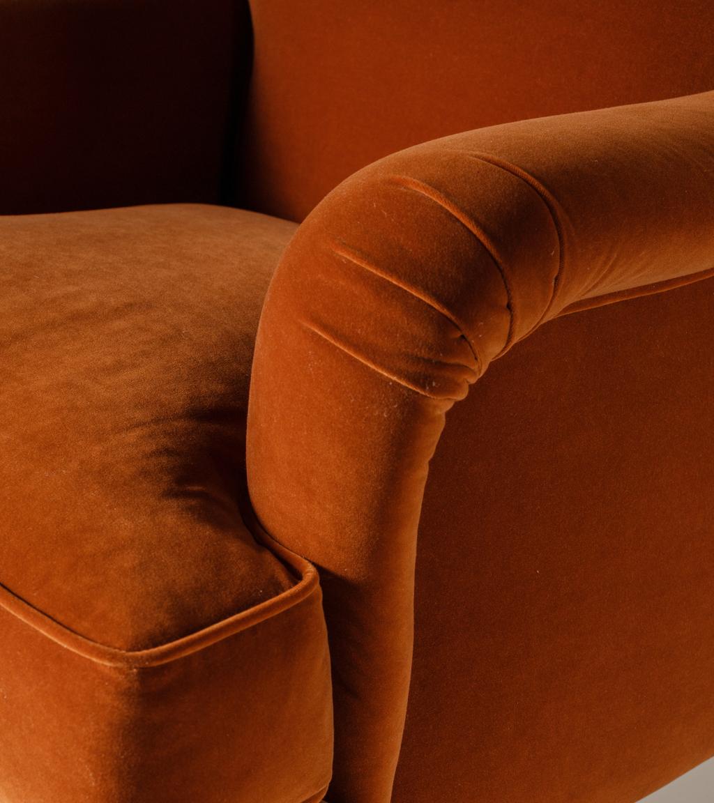 Eliza Armchair in Tobacco Rich Velvet