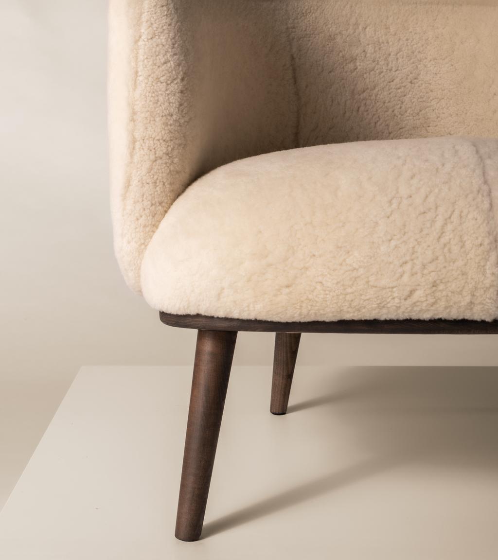 Noah Armchair in a bespoke fabric