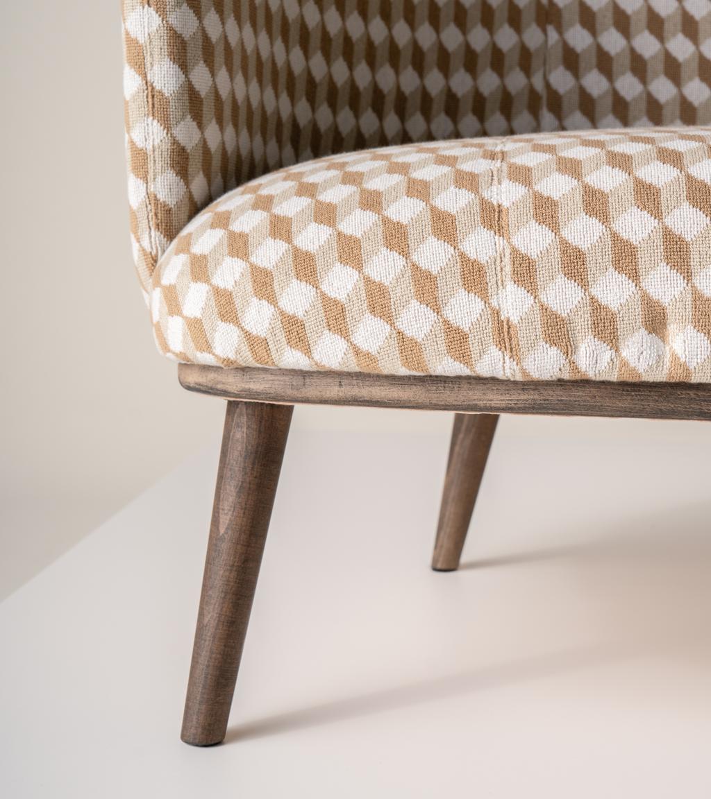 Isaac Bench in a Bespoke Fabric