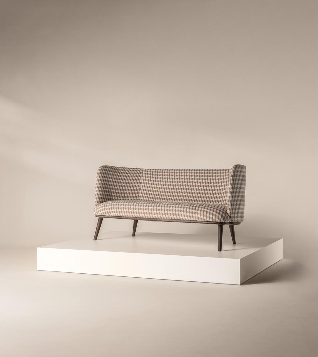 Isaac Bench in a Bespoke Fabric