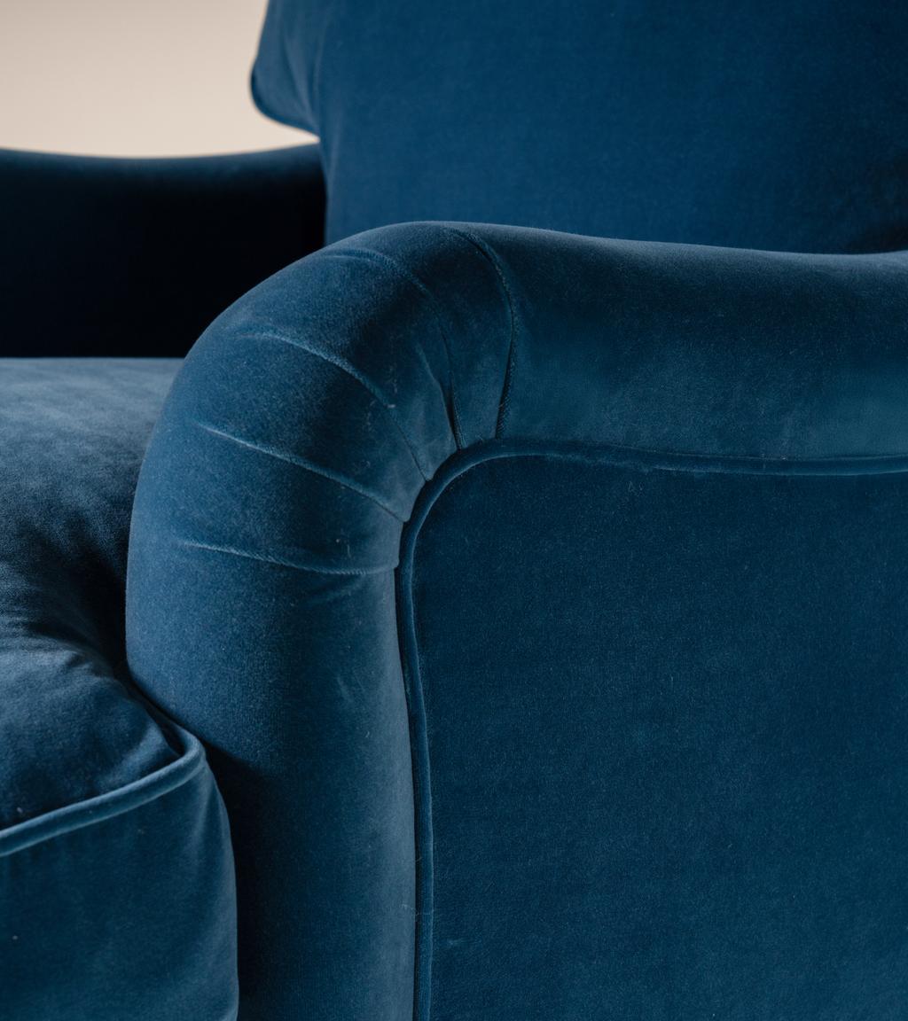 Florence Armchair in Cadet Blue
