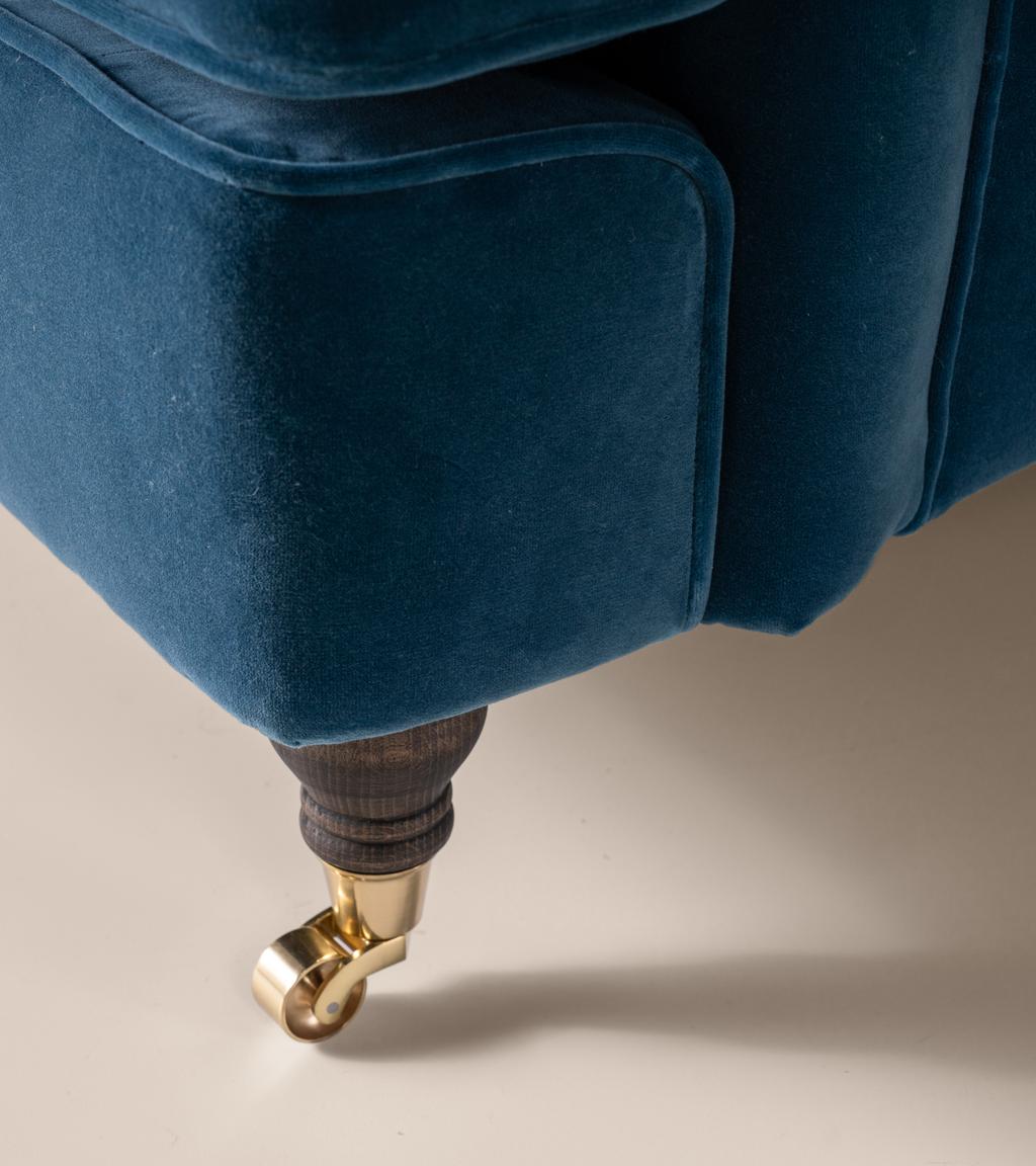 Florence Armchair in Cadet Blue