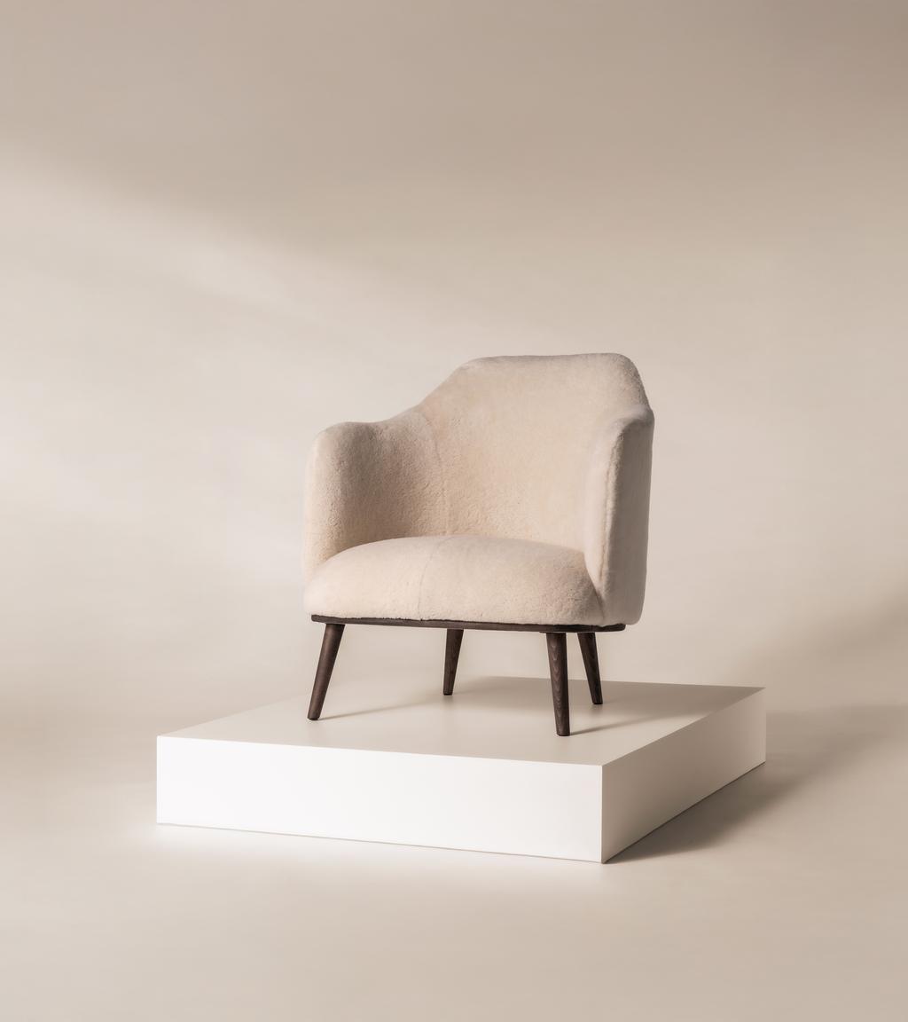 Noah Armchair in a bespoke fabric