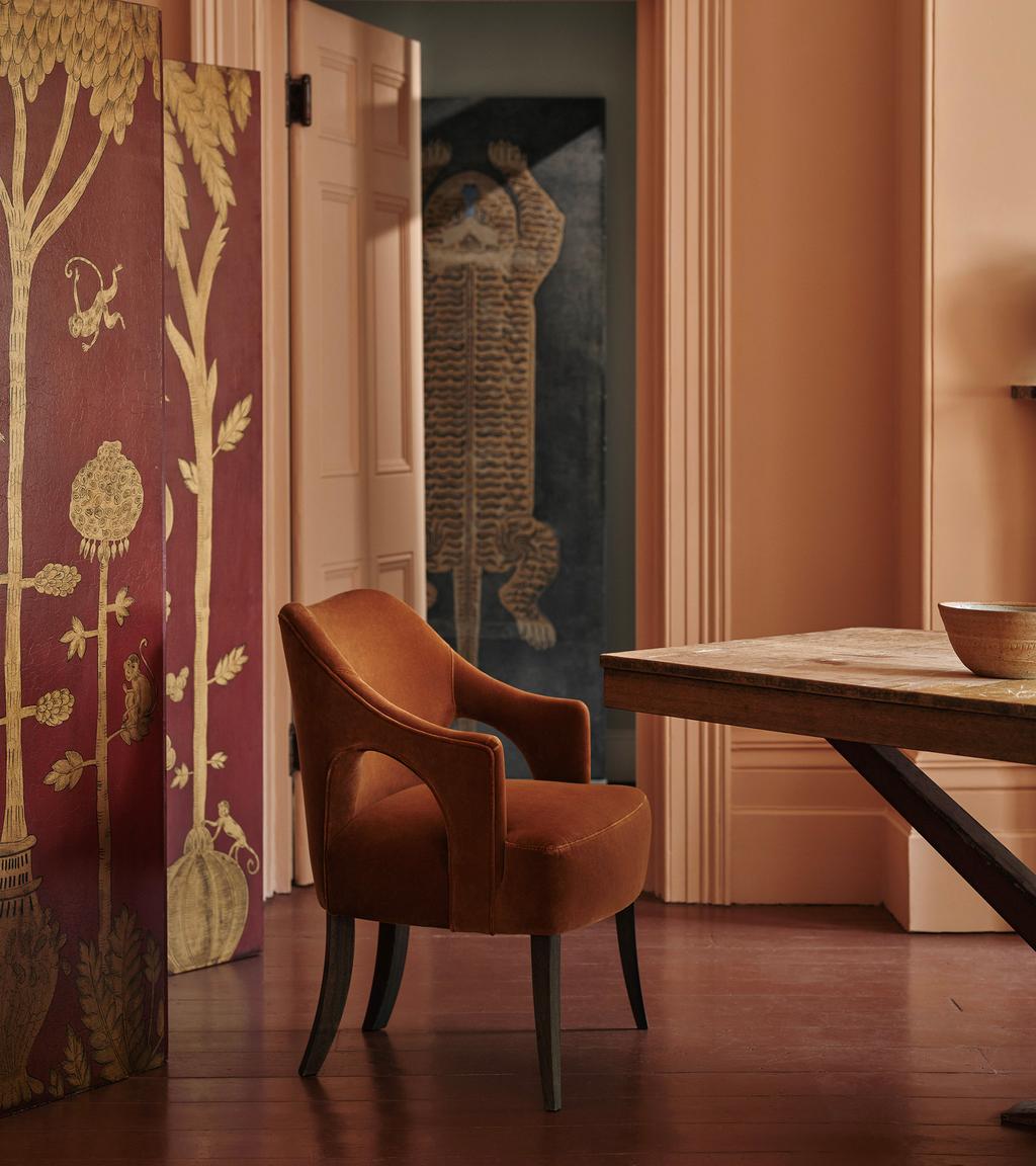 Madison Chair in Tobacco Rich Velvet