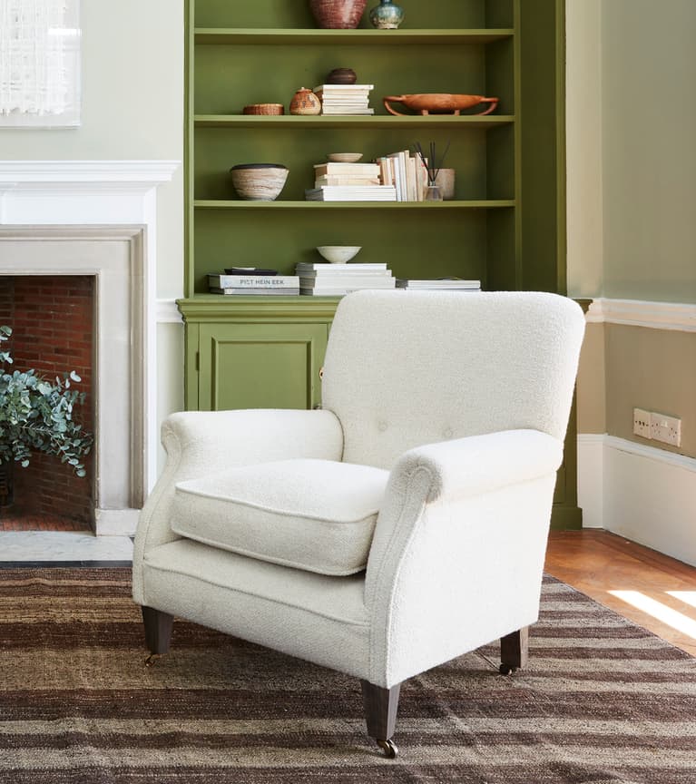 Elsa Armchair in Sourdough Artisan Weave