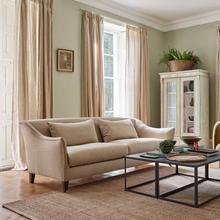Evelyn Sofa in Fresco Everyday Linen