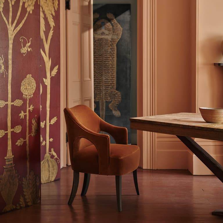 Madison Chair in Tobacco Rich Velvet