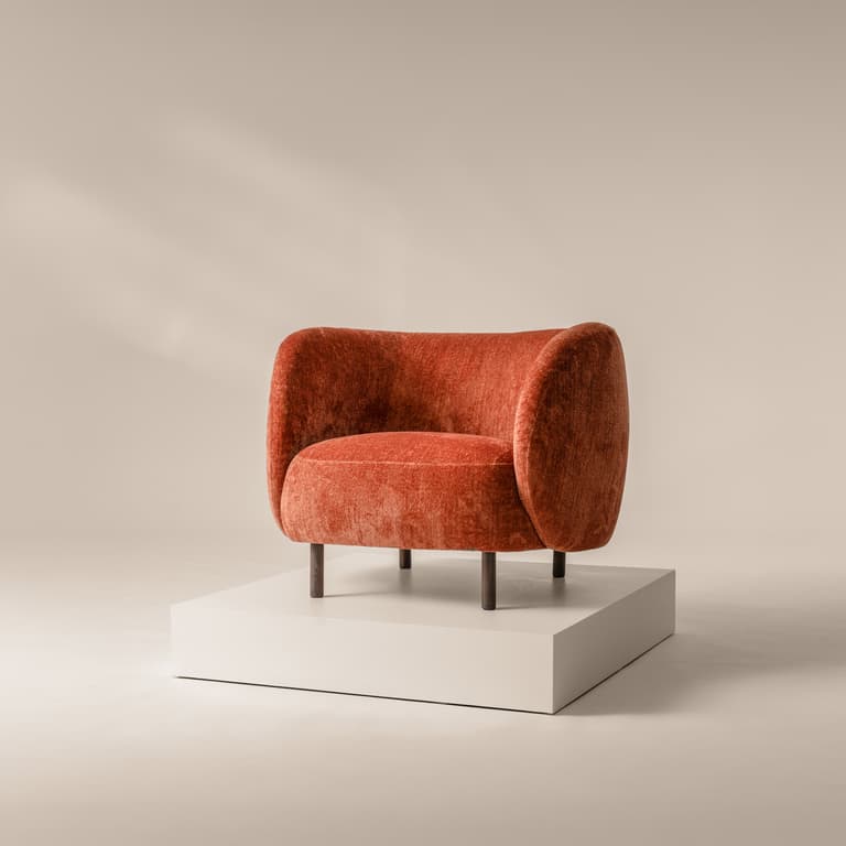 Hepworth Armchair in a bespoke fabric