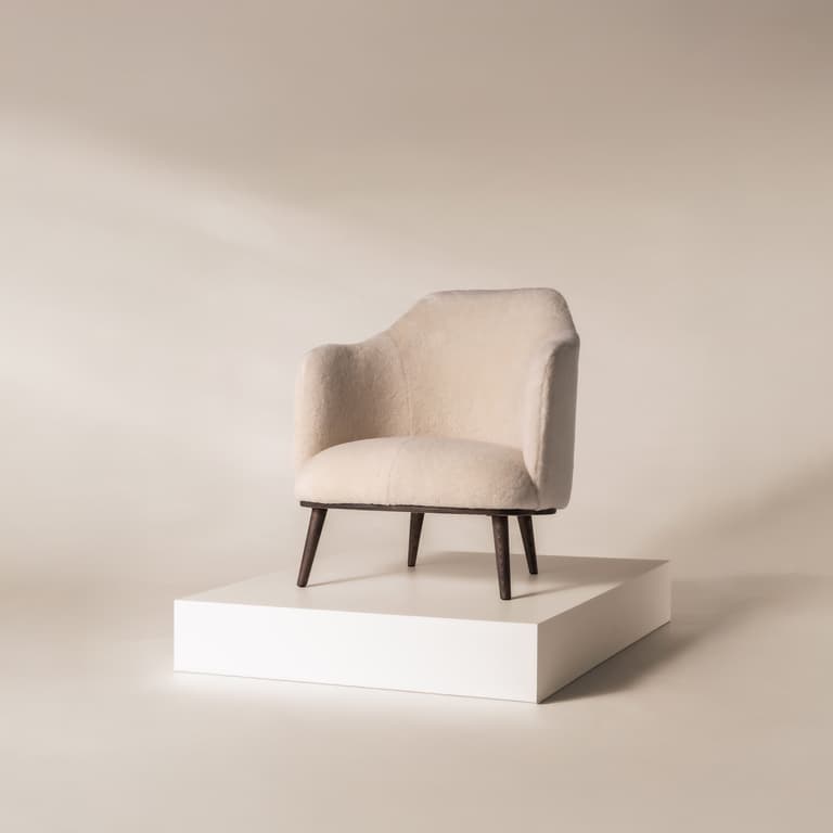 Noah Armchair in a bespoke fabric