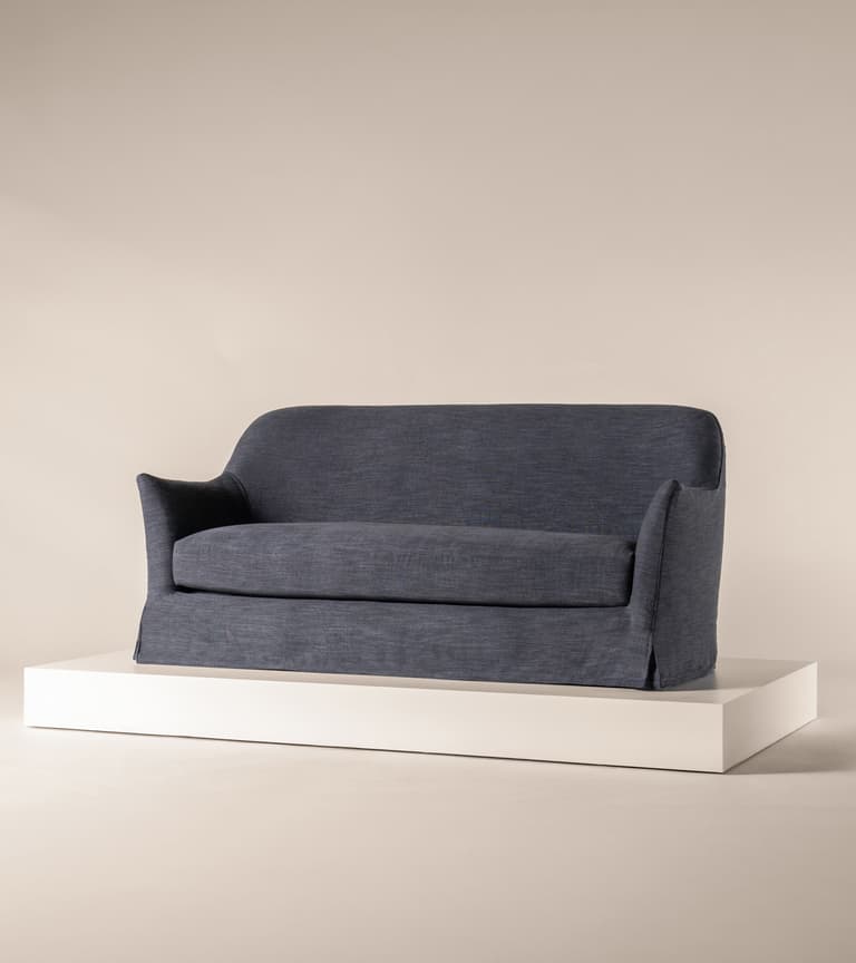 Bloomsbury Loose Cover Sofa, front angle