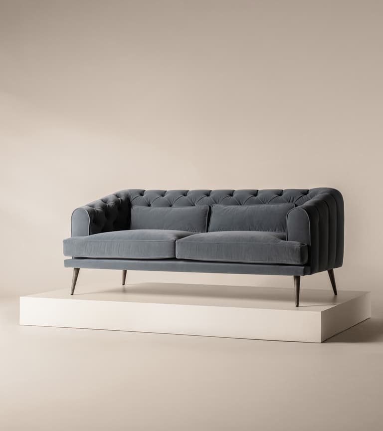 Earl Grey Sofa, front angled