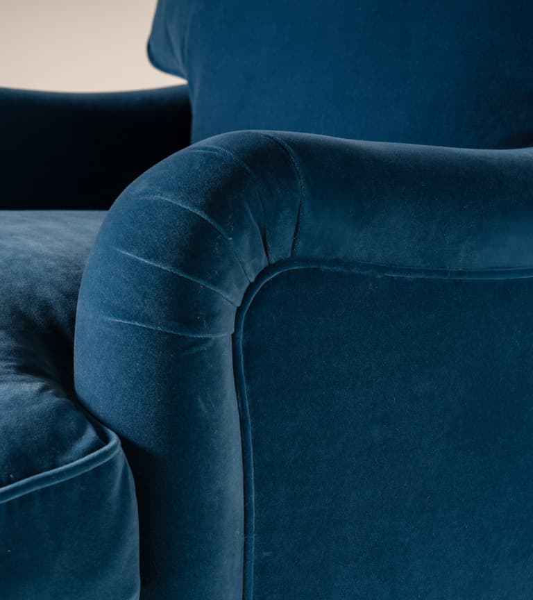 Florence Armchair in Cadet Blue