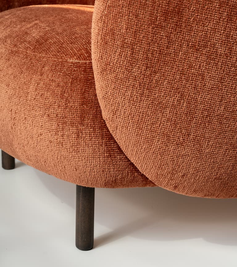 Hepworth Armchair in a bespoke fabric